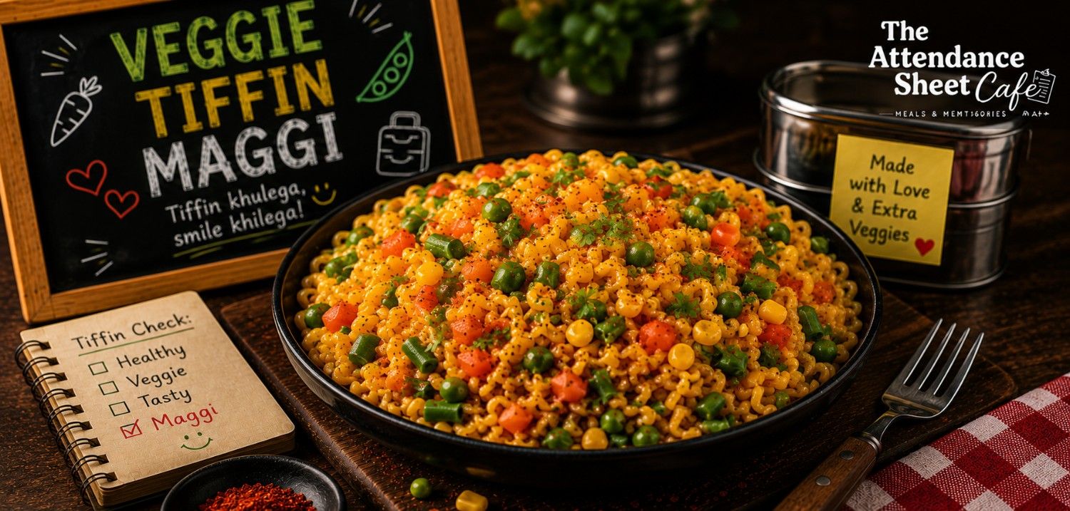 Veggie Tiffin Maggi - Tuition Waali Maggi - TAS Cafe Noida