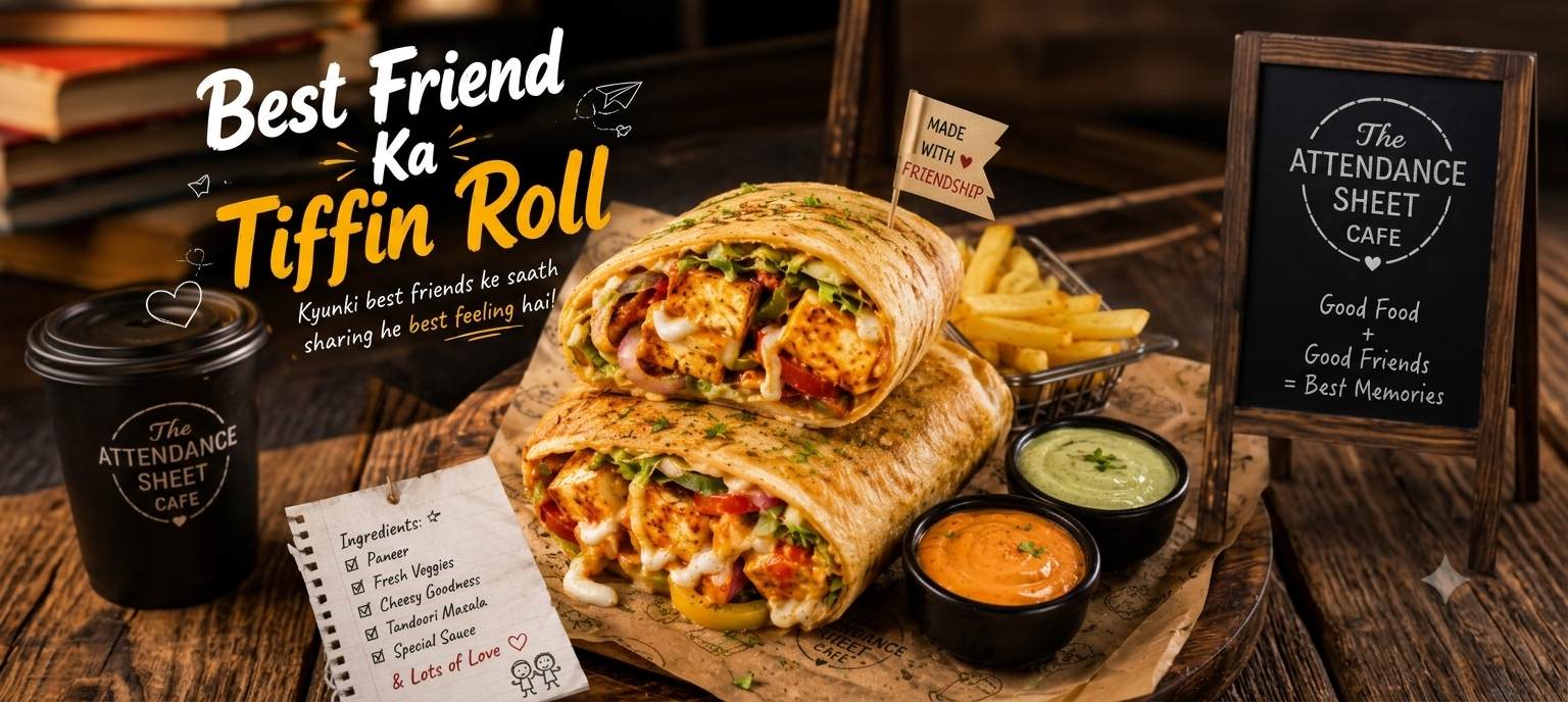 Best Friend Ka Tiffin - Tiffin Chori Wraps - TAS Cafe Noida
