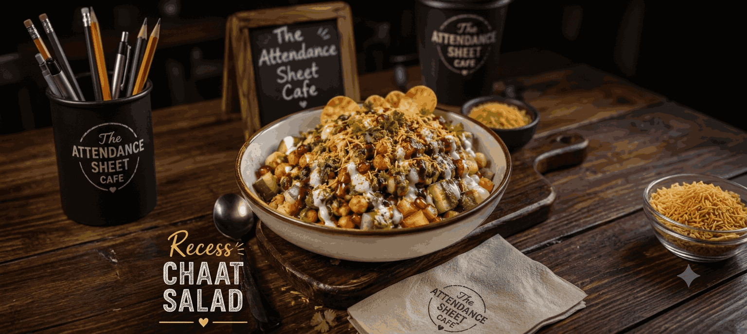 Recess Chaat Salad - Health Monitor Salads - TAS Cafe Noida