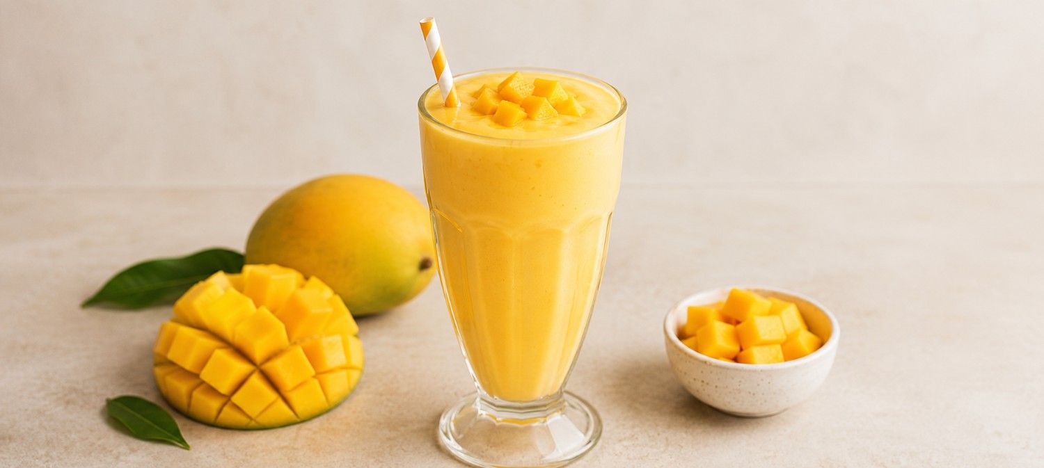 Summer Holiday Mango Shake - Milk Break Shake - TAS Cafe Noida