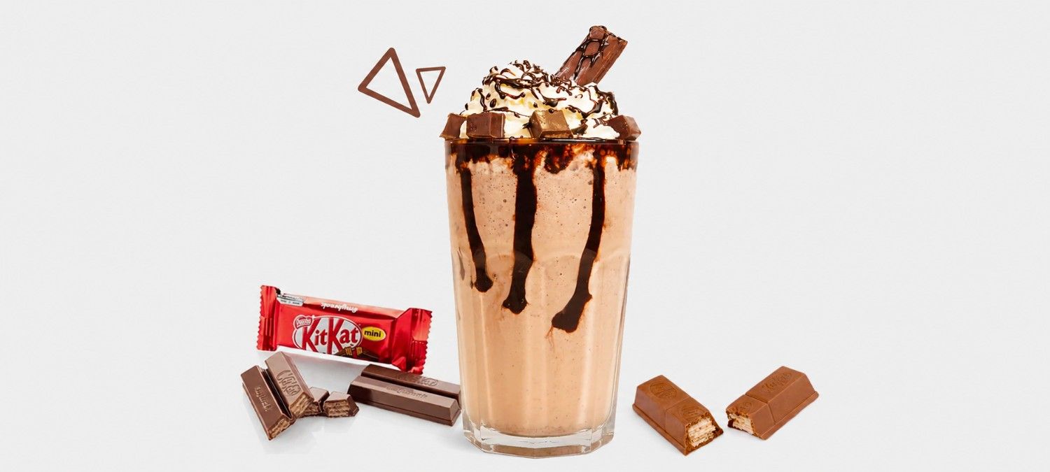 Short Break Kit Kat Shake - Milk Break Shake - TAS Cafe Noida