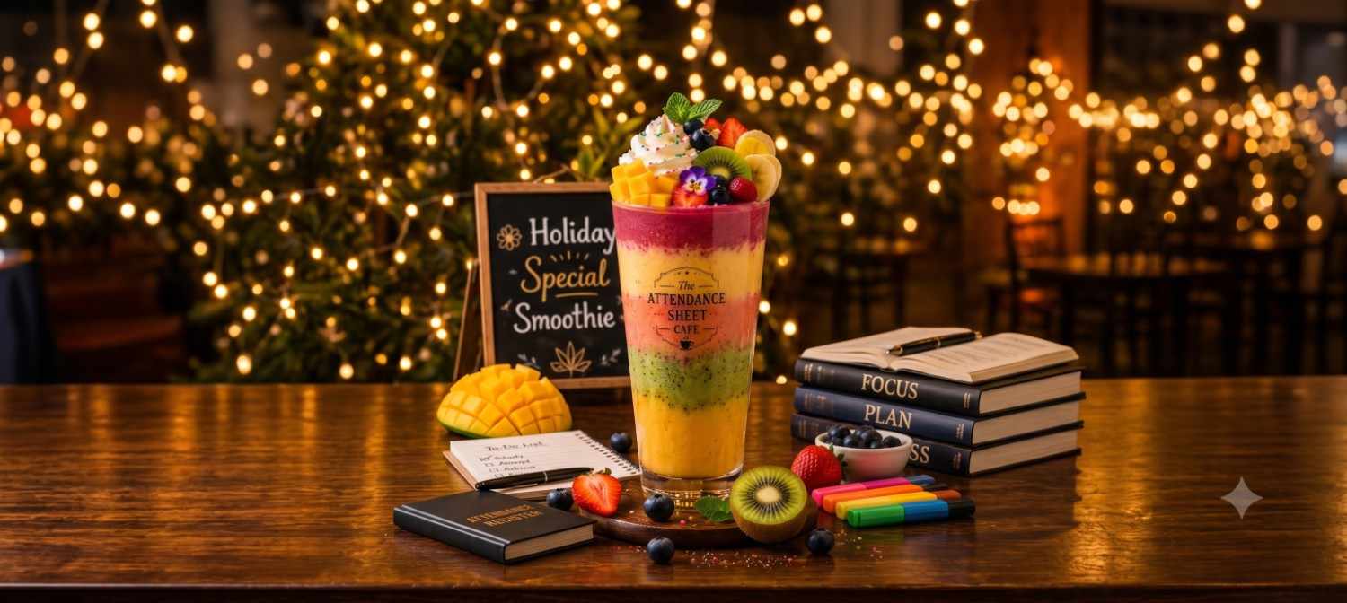 Summer Vacation Strawberry Smoothie - Milk Break Shake - TAS Cafe Noida