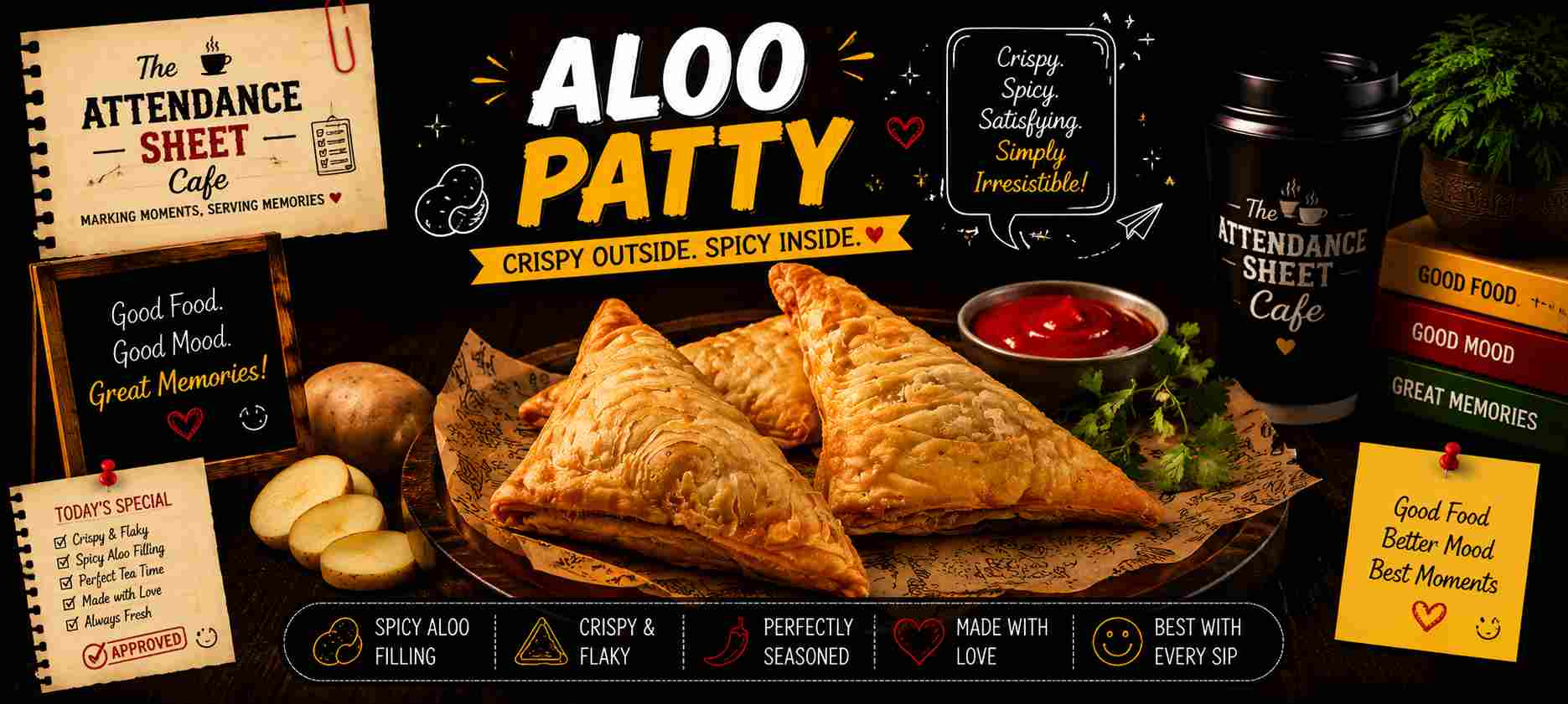 Aloo Patty - Patties - TAS Cafe Noida