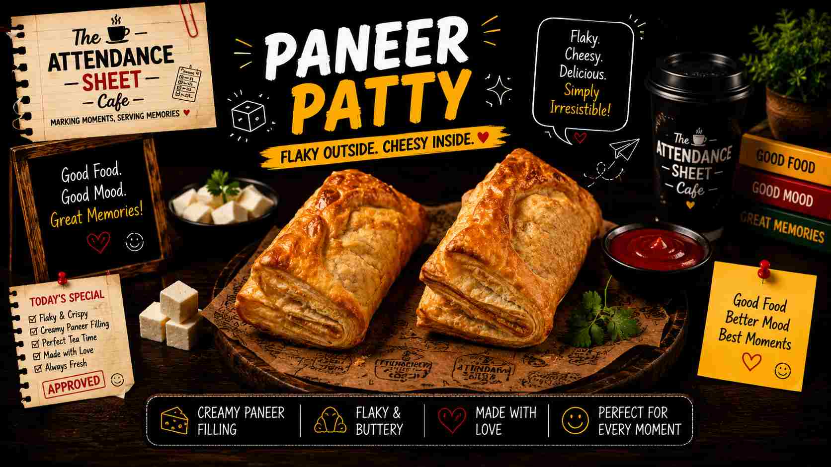Paneer Patty - Patties - TAS Cafe Noida