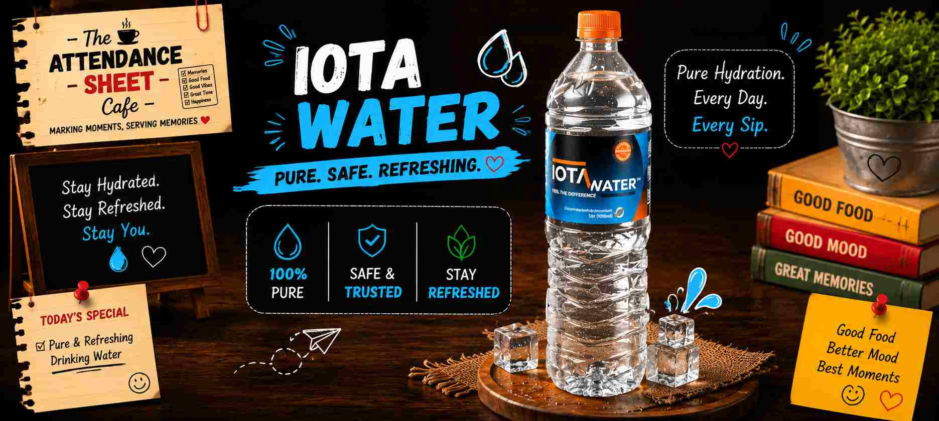 Water Bottle - Drinks - TAS Cafe Noida
