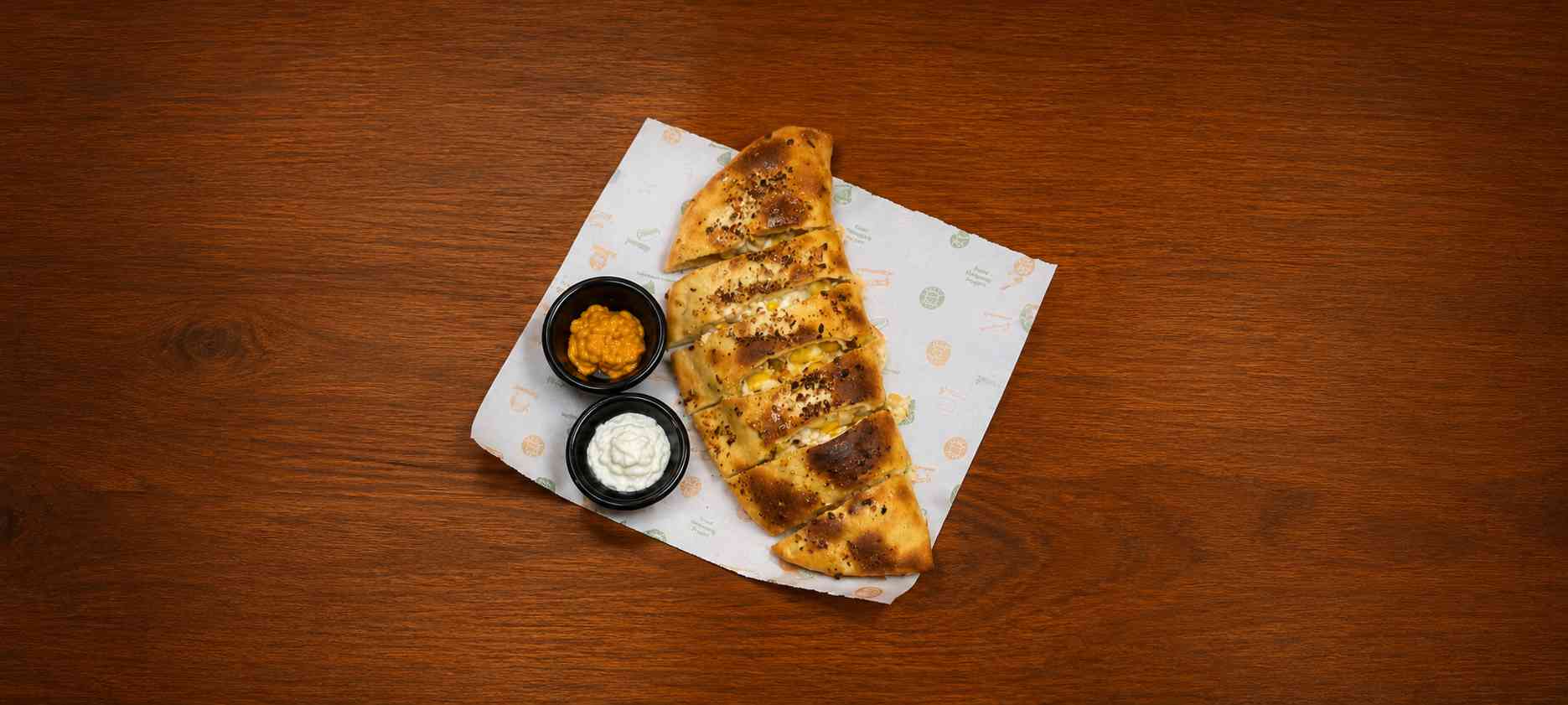 Computer Corn Cheese Garlic Bread - Lab Partner Garlic Bread - TAS Cafe Noida